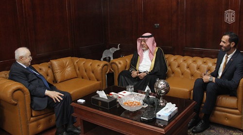 Abu-Ghazaleh and Al-Abdali Discuss Cooperation