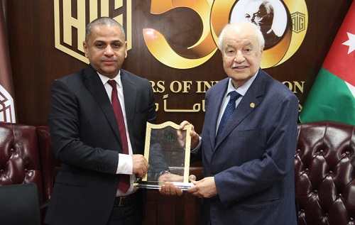 الدكتور أبوغزاله يستقبل رئيس مجلس إدارة المؤسسة الليبية للاستثمار