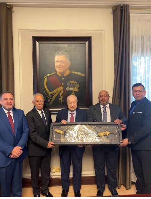 Jordan’s Royal Hashemite Court Chief Receives ANCI Delegation, Headed by Dr. Talal Abu-Ghazaleh