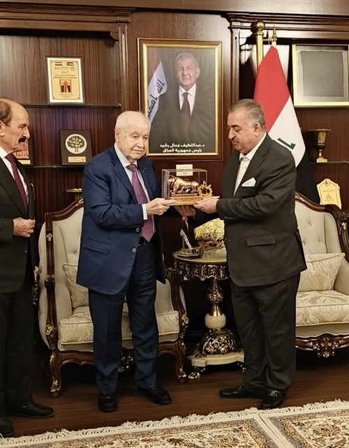 Iraq’s Ambassador to Jordan and Dr. Abu-Ghazaleh Discuss Means of Enhancing Economic Cooperation