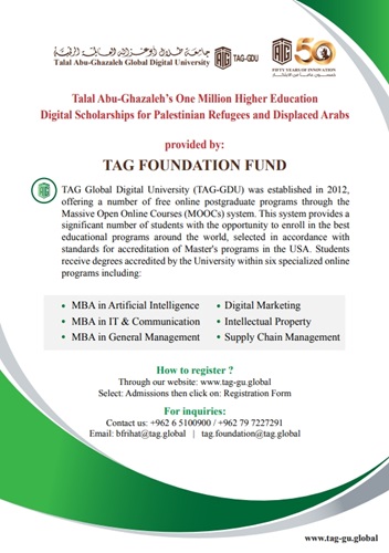 More than 5000 Students Benefit from Abu-Ghazaleh’s One Million Refugees' Higher Education Digital Scholarship
