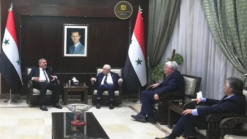 أبوغزاله يبحث مع وزير المالية السوري سبل تطبيق معايير المحاسبة الدولية في القطاع العام