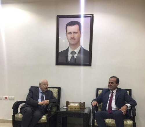 Dr. Talal Abu-Ghazaleh Discuss Cooperation in Digital Transformation With Syrian Minister of Oil