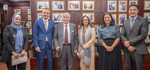 Dr. Abu-Ghazaleh and UNESCO Representative to Jordan and Head of Office Discuss Cooperation Means