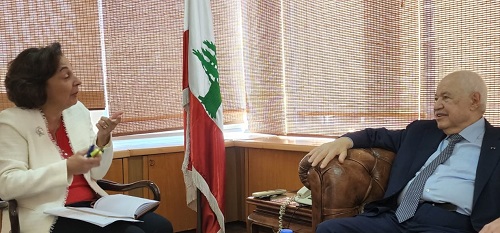 Abu-Ghazaleh and Lebanon’s Minister of State for Administrative Reform Discuss Means of Cooperation on Digital Transformation