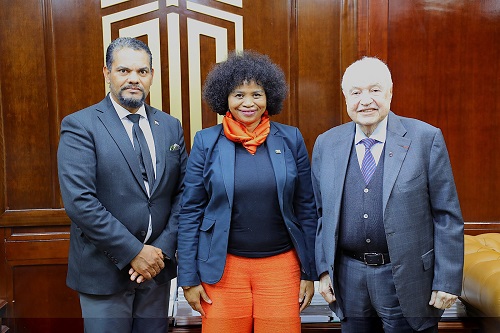 Dr. Abu-Ghazaleh Receives South Africa’s Deputy Minister of International Relations and Cooperation