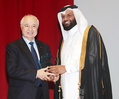 Abu-Ghazaleh Honored at the International Forum on Humanitarian Funds
